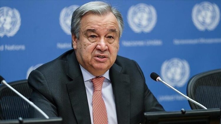 United Nations Secretary General: Antonio Guterres