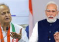 Rajasthan Chief Minister Ashok Gehlot (Left), Prime Minister Narendra Modi (Right)
