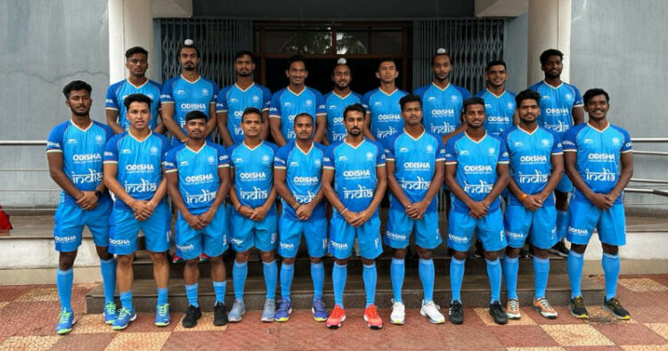 20-member Junior men’s team from India for the upcoming FIH Hockey Men’s Junior World Cup
