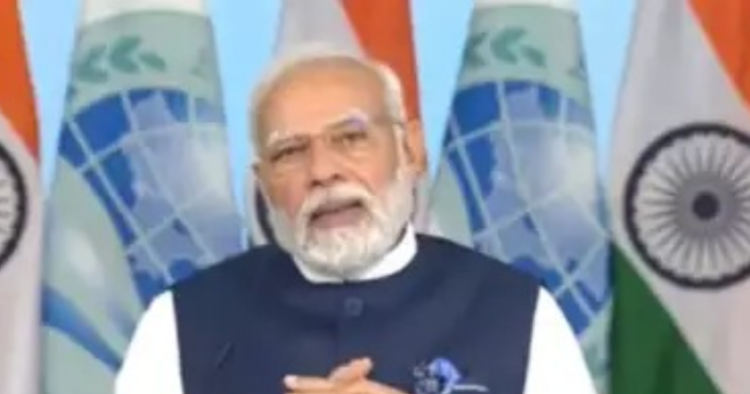 PM Modi addressing 23rd Summit of the SCO Council of Heads of State