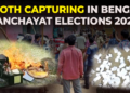 A representation image of booth capturing and stealing ballots in Bengal (Image: Organiser)