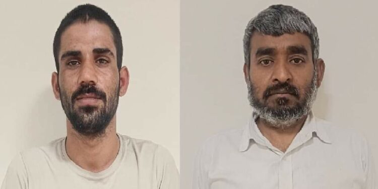 Rizwan Khan and Saddam Sheikh, arrested by the UP-ATS under charges of UAPA (from left to right, Image: Facebook)