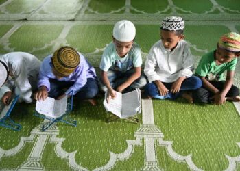 A representation image of children at Madarsa (Image: SOPA Images)