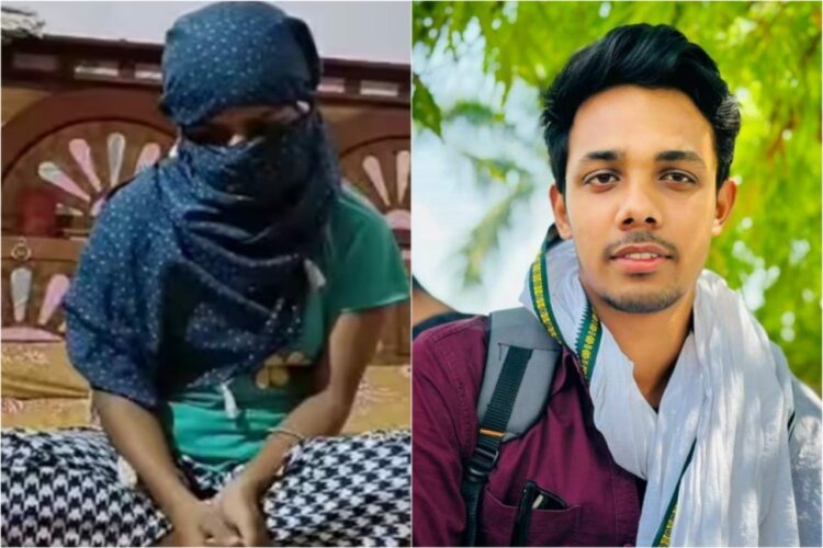 The victim (left) and Aman Khan, the accused (right) (Image: Organiser)
