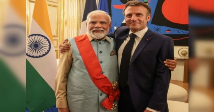 Prime Minister Narendra Modi and French President Emmanuel Macron