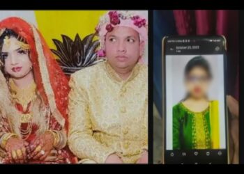 Gulfasha Begum and Amir Ali, at the nikah ceremony back in 2022 (left) and the Hindu woman, linked with the case (right) (Image: Twitter)