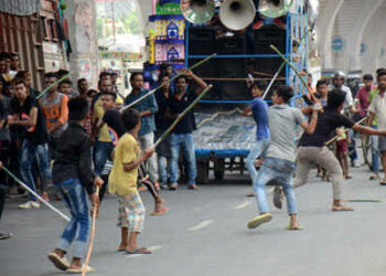 Picture from a Muharram procession (Image: ToI)