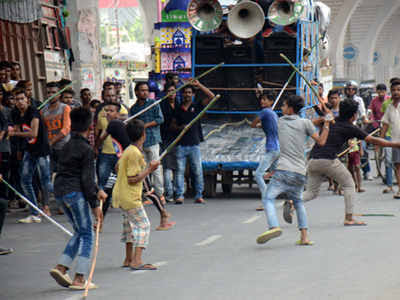 Picture from a Muharram procession (Image: ToI)