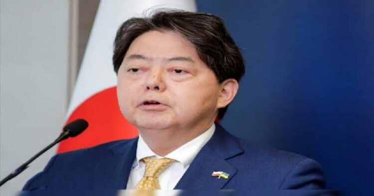 Japan's Foreign Minister Yoshimasa Hayashi