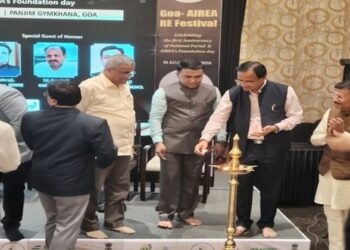 Union MoS Bhagwanth Khuba at the anniversary of the National Portal for Rooftop Solar and the Foundation Day of the AIREA