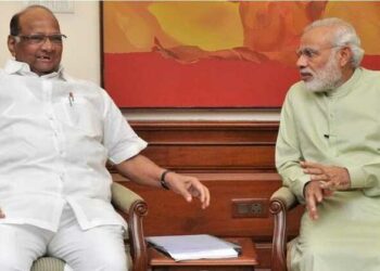 NCP leader Sharad Pawar and Prime Minister Narendra Modi