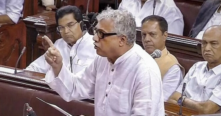 Trinamool Congress member Derek O’Brien, speaking at Rajya Sabha