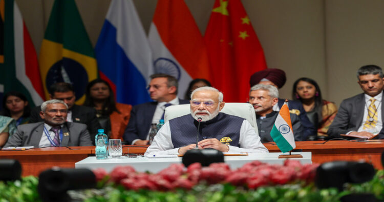 PM Modi at the  BRICS Summit in  Johannesburg