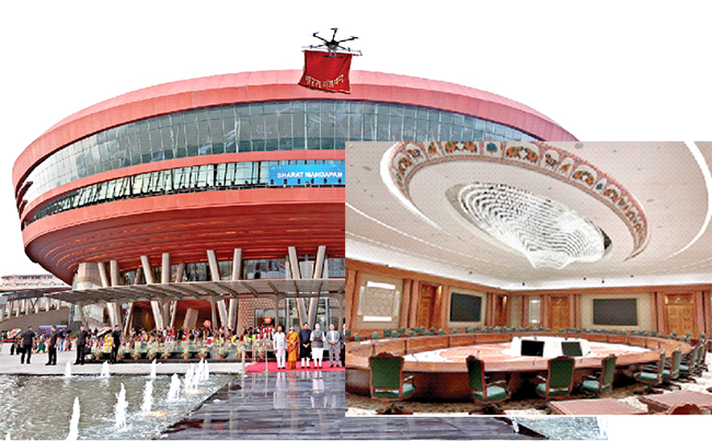 PM dedicates the ‘Bharat Mandapam’ - International Exhibition-cum-Convention Centre (IECC) Complex to the Nation at Pragati Maidan, in New Delhi on July 26, 2023
