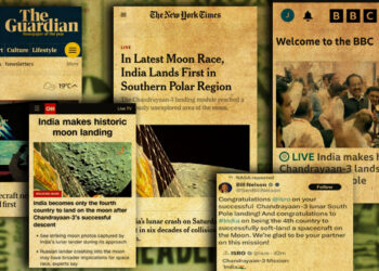 International news websites laud India's successful soft landing of Vikram on moon