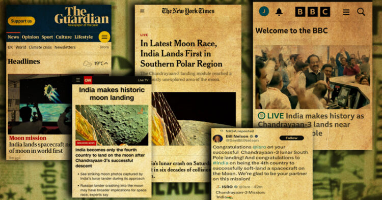 International news websites laud India's successful soft landing of Vikram on moon