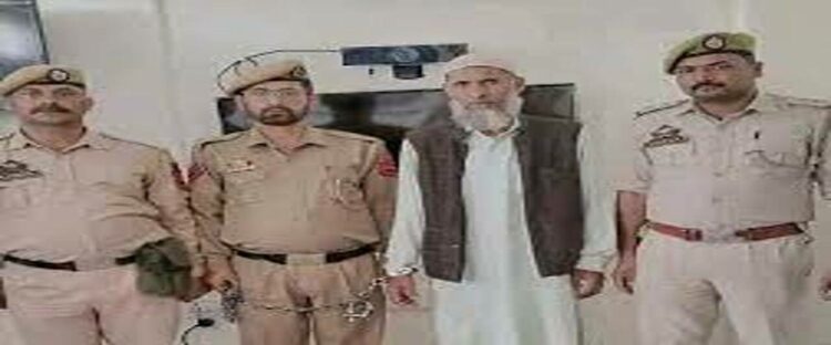 Abdul Karim Butt, brother of a hardcore HM A++ category terrorist named Jahangir Saroori arrested by Kishtwar police