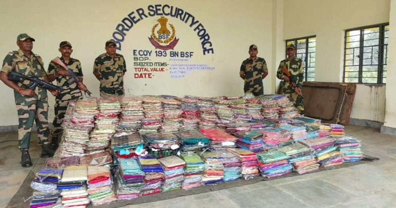 BSF, Meghalaya Police seize clothing items, sugar worth Rs 9 lakh; 2 held -  Hub News