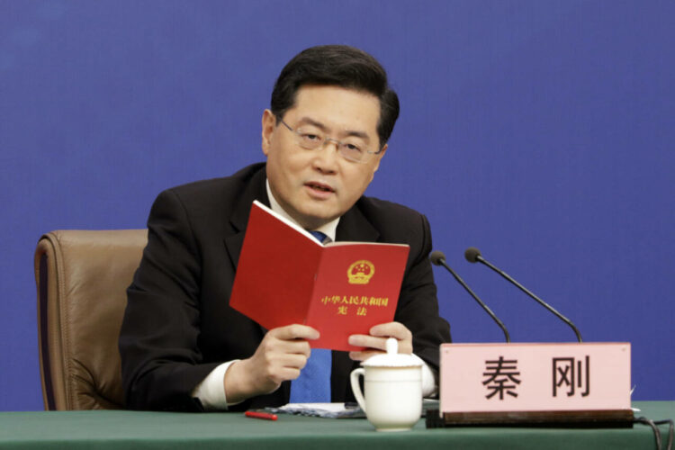 Former Chinese Foreign    Minister Qin Gang