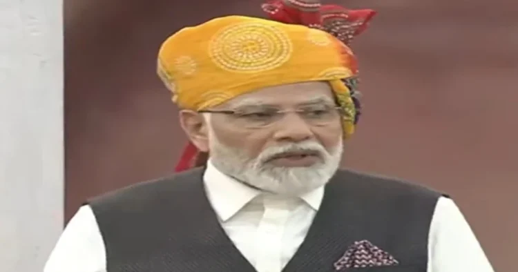 PM Modi addressing the Nation on 77th Independence Day