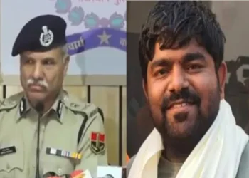 Rajasthan DGP Umesh Mishra (Left), Monu Manesar (Right)