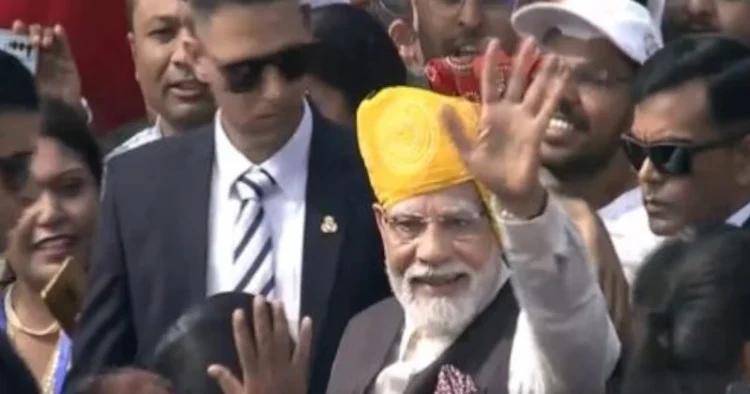 Prime Minister Narendra Modi at 77th Independence day Celebrations