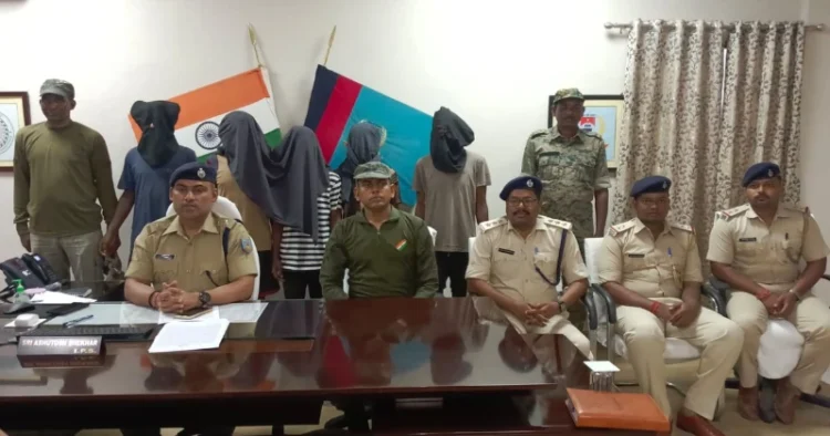 Arrested CPI Maoist cadres, Source: Twitter