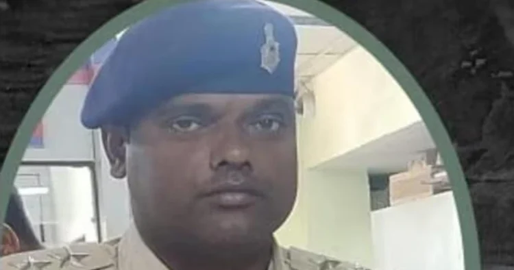 Victim SHO Nandkishore Yadav of Bihar police