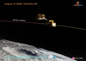 Lander Module is successfully separated from the Propulsion Module. Source: ISRO, Twitter