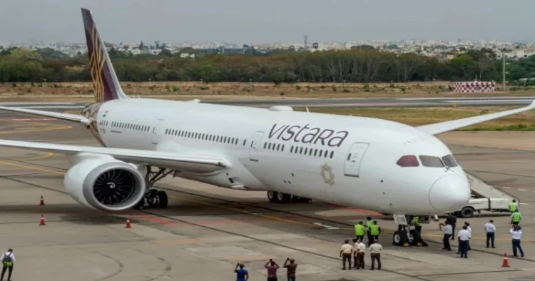 Vistara Airlines, Representative Image