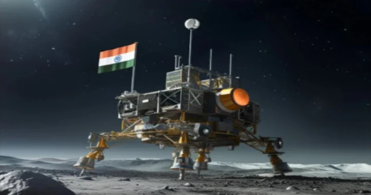 Chandrayaan 3 lander on moon, Source: India Today