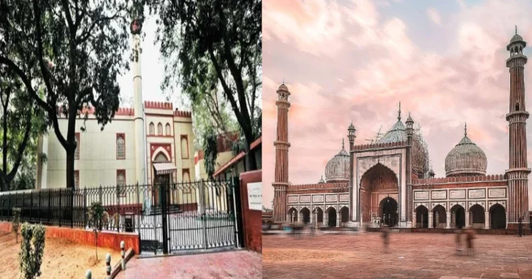 New Delhi WAQF Board (Left), Jama Masjid (Right)