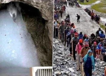 Pilgrims at Amarnath Yatra