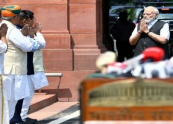 PM Modi in Parliament