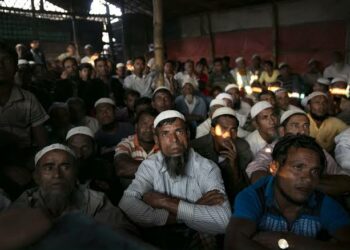 A representative image of Rohingya Muslims (The Telegraph)