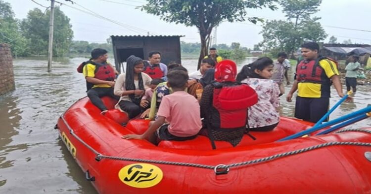 Flood in Uttarakhand's Kashipur area, SDRF launches relief and rescue operation