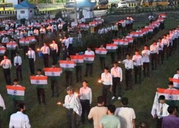 Shopian Police organises Tiranga Rally