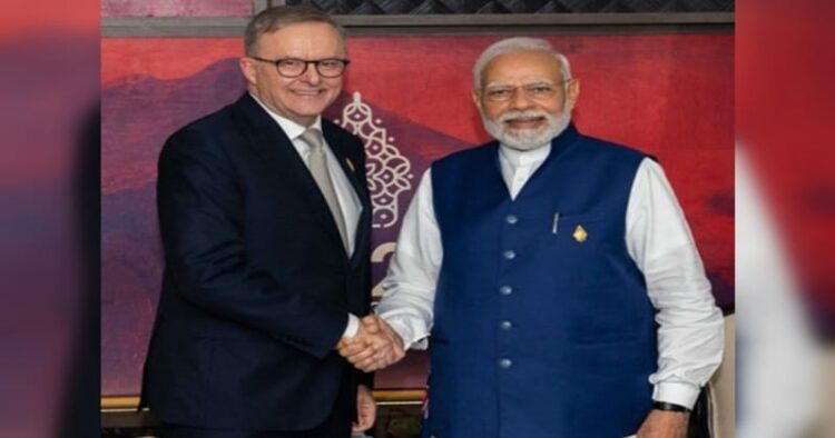 Australian PM Anthony Albanese and Prime Minister Narendra Modi