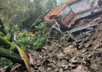 Landslide in Himachal Pradesh