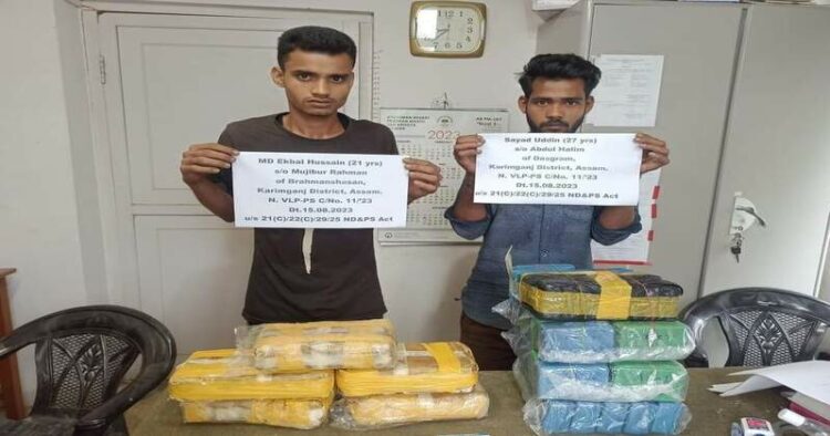 Huge consignment of drugs seized in Mizoram