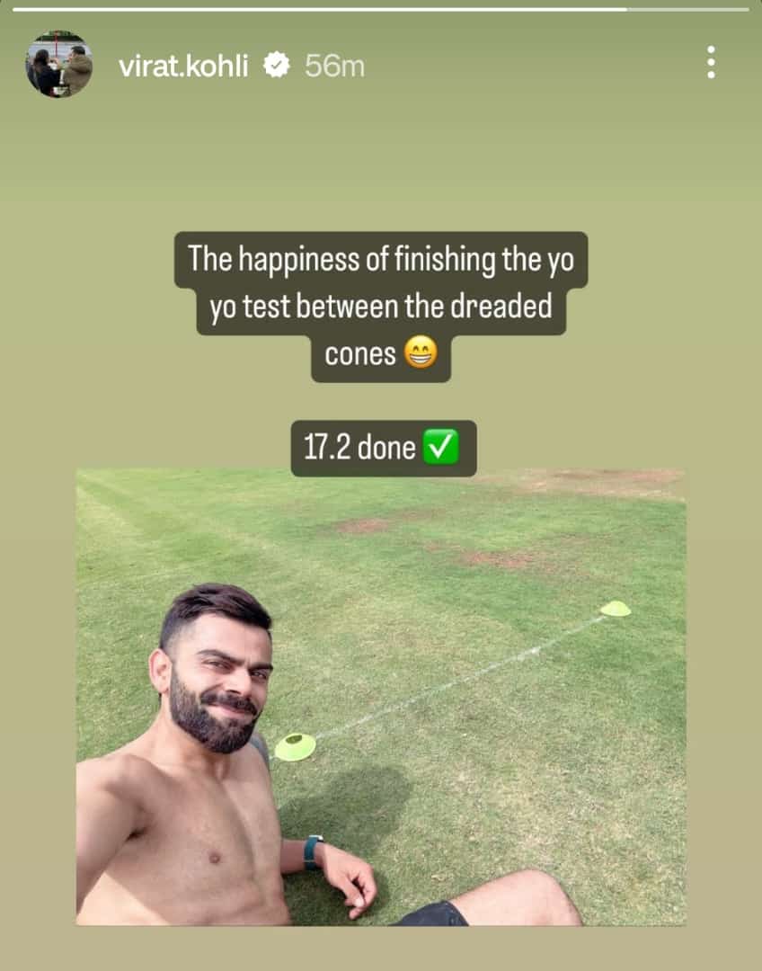 Virat Kohli Passes Yo Yo Test With Flying Colours Ahead Of Asia Cup 2023 