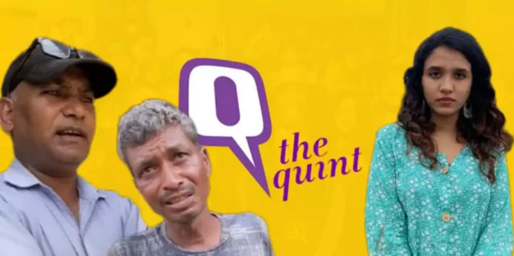 The Quint's reporter Fatima Khan met post-violence victim's in Haryana's Nuh and used half baked truth to meet the left's agenda, Organiser exposed their lies in this article (Image: Twitter)