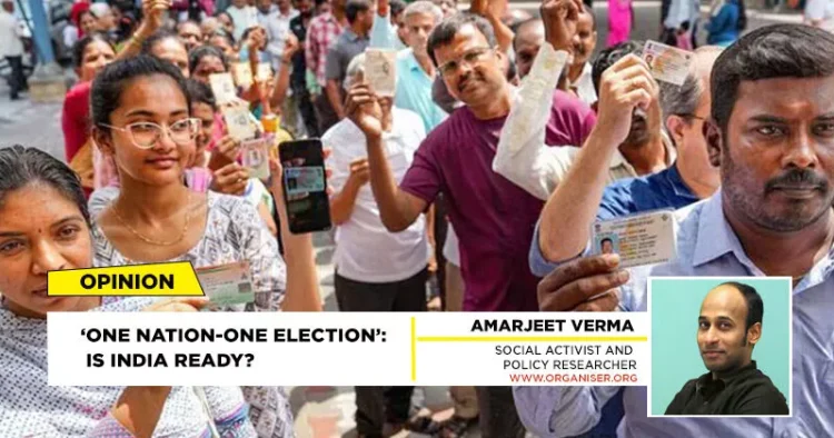 Amarjeet Verma, One Nation One Election