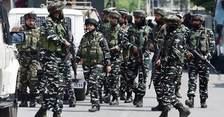 Security forces in Rajouri