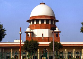 New Delhi: A view of the Supreme Court in New Delhi (Photo: IANS)