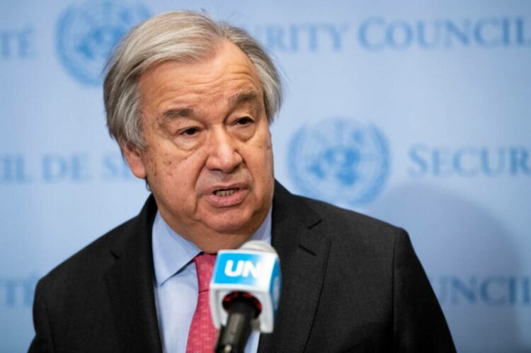 United Nations Secretary-General Antonio Guterres