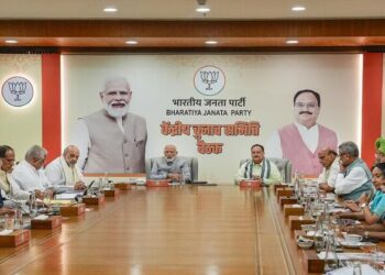 Members of the BJP Central Election Committee