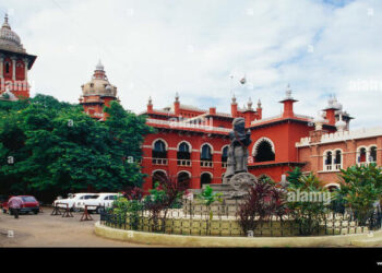 Exterior of Chennai High Court