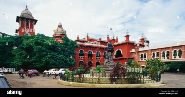 Exterior of Chennai High Court