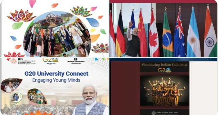 The four publications released by PM 
Narendra Modi
 at the #G20 University Connect Finale